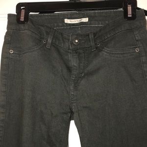 Rich and Skinny dark green designer jeans